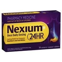 Nexium 24hr - điều trị bệnh trào ngược dạ dày - thực quản và ợ nóng của Úc 14 viên