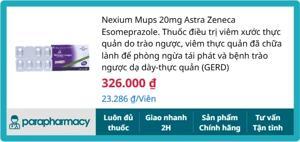 Nexium mups 20mg - hộp 2 vỉ x 7 viên