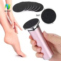 Nexusf Foot Callus Remover, Với Đĩa Giấy Nhám Loại Bỏ Hiệu Quả Máy Xay Tập Tin Chân Điện, Thay Thế Nhẹ Có Thể Điều Chỉnh Tiện Lợi Chăm Sóc Bàn Chân Dụng Cụ Chà Chân