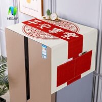 Nexusf Máy Giặt Vải Bụi, Chống Bụi Có Túi Treo Tủ Lạnh Vỏ Bụi, Hộ Gia Đình 55 * 135cm Vỏ Máy Giặt Đa Năng Thời Trang Nhà Bếp