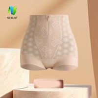 Nexusf Shapewear dành cho nữ, Quần lót nâng mông bằng lưới ren, Quần lót ôm bụng mỏng Quần lót liền mạch eo cao dành cho nữ