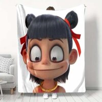 Nezha 2 bao quanh chăn flannel chăn bốn mùa ngủ trưa ký túc xá quà tặng sinh nhật