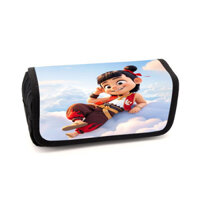 Nezha 2 Magic Boy Naohai Pen Bag, Animation, Túi đựng đồ ngoại vi, Túi đựng bút văn phòng phẩm, Tóc thẳng, Thế hệ một chiếc