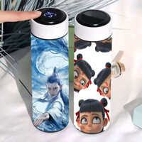 Nezha Ao Bing Bình Giữ Nhiệt Thông Minh Hiển Thị Nhiệt Độ Dung Tích Lớn Di Động Giá Trị Cao Cốc Nước Thép Không Gỉ Stu