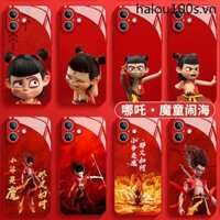 Nezha Magic Boy Biển Ma Ám Thích Hợp Cho Apple 16pro Vỏ Điện Thoại iphone15 Vỏ Bảo Vệ Phong Cách Mới Anime 14promax13mini Liquid xs Premium Dễ Thương 12 Kính 8plus / 7 Phim Hoạt Hình Quốc Gia
