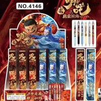 Nezha Mù Hộp Bút Quà Tặng Năm Mới Nezha Báo Chí Gel Bút Ao Bing Đẹp Trai Học Sinh Tiểu Học Bút Bi Màu Đen Giá Rẻ