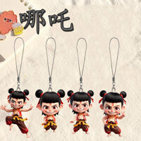 nezha nezha gundam nezha motor nuclear nezha mô hình Dây chuyền điện thoại Nezha, trẻ em quỷ Naohai, trang trí ốp điện thoại dễ thương, mặt dây chuyền ba lô, dây chuyền túi acrylic, quà tặng