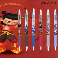 Nezha Pen Ao Bing Hoàng Tử Thứ Ba Báo Chí Gel Bút Bé Trai Đẹp Trai Học Sinh Tiểu Học Bút Bi Đen Magic Boy Haihai.