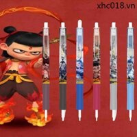 Nezha Pen Ao Bing Hoàng Tử Thứ Ba Báo Chí Gel Bút Bé Trai Đẹp Trai Học Sinh Tiểu Học Bút Bi Đen Magic Boy Haihai.