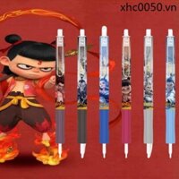 Nezha Pen Ao Bing Hoàng Tử Thứ Ba Báo Chí Gel Bút Bé Trai Đẹp Trai Học Sinh Tiểu Học Bút Bi Đen Magic Boy Haihai.