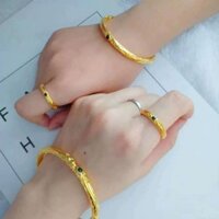 ✨Nezha 's Demon Boy Haiqiankun Nhẫn Vòng Tay Nam Nữ Cặp Đôi Vòng Tay Mạ Vàng Cửa Hàng Vàng Món Quà Trang Sức 25.2.24