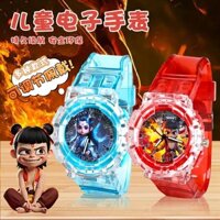 Nezha 's Demon Boy Haohai Đồ Chơi Đồng Hồ Trẻ Em Bé Trai 3 Tuổi Đồng Hồ Điện Tử Mẫu Giáo Trẻ Em Bé Gái 6 Zha20250331