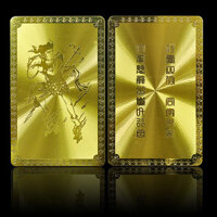 Nezha Thẻ Phật kim loại Thẻ Đồng Thẻ bảo vệ an toàn Thẻ Vàng/1.3