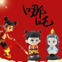 Nezha: Tượng trẻ em kỳ diệu trong bộ truyện đánh cướp biển, phiên bản Nezha Ao Bing Q, quà tặng trang trí