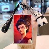 Nezha Vòng Chìa Khóa Hình Hai Mặt Tự Làm Quà Tặng Ao Bing Ao Quảng Ao Chạy Shen Gong Da Báo Búp Bê Mặt Dây Chuyền Móc Khóa
