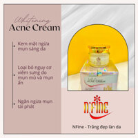 N’FINE WHITENING ACNE CREAM 4 EFFECT TREATMENT WHITENING KEM MẶT NGỪA MỤN TRẮNG DA