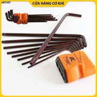 ۞❁❏nft1507Lục giác nhật 9 cây: 1.5, 2, 2.5, 3, 4, 5, 6, 8, 10 mm  thép mạ crom với công nghệ xử lý nhiệt siêu bền