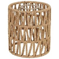 (NFYW) 2X Boho Shades Replacement 5.9In Height Pendant Sconce Shade Ceiling Fan Light Covers Cylinder Woven Lampshade