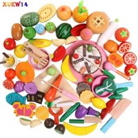 Ng mô phỏng đồ chơi nhà bếp cắt rau củ quả bằng gỗ từ tính đồ chơi giả vờ chơi cho trẻ em quà tặng sinh nhật