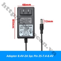 NG129 Adapter 8.4V-2A Sạc Pin 2S-7.4-8.4V Có Đèn
