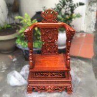 Ngai thờ gỗ gụ kích thước 55x47 cao 91cm ngai vách chạm lân phụng