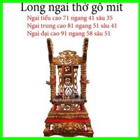 Ngai thờ gỗ mít-Long ngai thờ-Ỷ thờ gia tiên