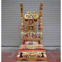 Ngai thờ gỗ mít ỷ thờ gia tiên gỗ cao cấp,Long ngai gỗ