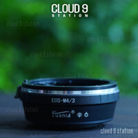Ngàm chuyển EOS-M43 cho ống kính MF - ngàm Canon EF sang máy ảnh ngàm M4/3 Micro Four Thirds ( hãng FUSNID )