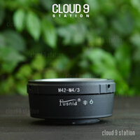 Ngàm chuyển M42-M43 cho ống kính MF - ngàm M42 sang máy ảnh ngàm M4/3 Micro Four Thirds ( hãng FUSNID )