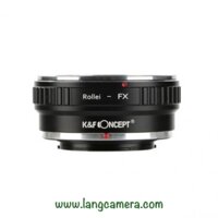 Ngàm chuyển QBM-FX hiệu K&F Concept (sử dụng lens Rollei QBM trên máy Fujifilm)