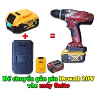 Ngàm Đế Chuyển Pin Dewalt 18/20V Cho Máy Ozito X 18V