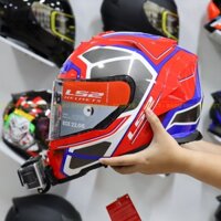 Ngàm Mount Gắn Cằm Camera Hành Trình Gopro Cho Mũ Bảo Hiểm Fullface LS2 FF800 FF353 FF327