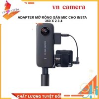 ngàm ulanzi adapter gắn mic intar 360 x 2,3 kim loại cao cấp,phụ kiện instar 360 vncamerashop