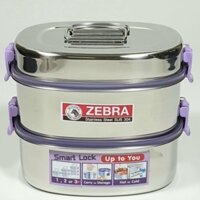 Ngăn đựng thức ăn INOX ZEBRA OVAL 16x2 Smart Lock II-152042