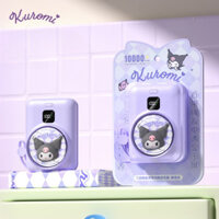 Ngân hàng điện không dây Sanrio DC-323 có đèn LED Kuromi Cinnamoroll Micro / Type-c / USB Màn hình kỹ thuật số PowerBank di động dễ thương