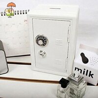 Ngân hàng heo đất cho trẻ em, Tủ khóa 7 Inch an toàn với khóa và chìa khóa kết hợp chữ số đơn, Ngân hàng heo đất kim loại, Ngân hàng heo đất kết hợp Mini, Hộp đựng tiền nhỏ