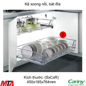 Ngăn kéo đựng bát đĩa Cariny CW26-800