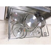 Ngăn kéo đựng xoong nồi Inox nan SP02