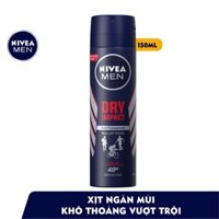 Ngăn mùi và giúp siêu khô thoáng Nivea Men Dry Impact - Đức Chĩnh Hãng