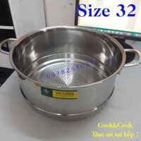 Ngăn xửng hấp inox size 32 Vietcook Đồ xôi, hấp bánh[CHÍNH HÃNG]