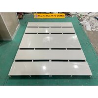 [Ngang 1m6 x Dài 2m] Giường Ngủ Pallet Nhựa Gấp Gọn Kích Thước Cao 8,5cm Màu Trắng PL002