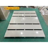 [Ngang 1m6 x Dài 2m] Giường Ngủ Pallet Nhựa Gấp Gọn Màu Trắng Kích Thước Cao 8,5cm GNPL002