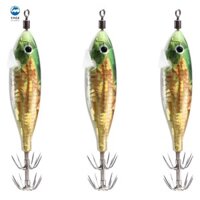 Ngang Gỗ Cá Huỳnh Quang Nổi Egi Dụ Mực Jigging Tôm Móc Bạch Tuộc Mực Mồi Câu Cá