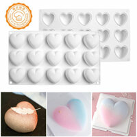 Ngày Lễ Tình Nhân 15 Trái Tim Khuôn Silicon Hình Trái Tim Khuôn Socola Món Tráng Miệng Pháp Bánh Mousse
