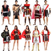 Ngày Lễ Trang Phục Hóa Trang Halloween Hy Lạp Đấu Sĩ Người Lớn Ý Cổ La Mã Chiến Binh Spartan Quần Áo Ninja Samurai Trang Phục Nam Nữ Hiệu Suất Trang Phục shs