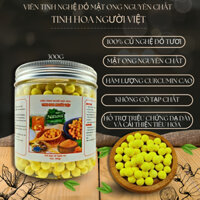 Nghệ Đỏ Nguyên Chất Viên Mật Ong-Lọ 300g-Tinh Hoa Người Việt-Tiêu Hóa khỏe Mạnh-Da Dẻ Hồng Hào