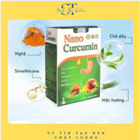 Nghệ gel Nano Curcumin Mộc Hương - Hộp 20gói hỗ trợ làm giảm acid dạ dày hiệu quả