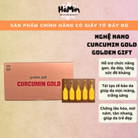 Nghệ nano Curcumin Gold Golden Gift Hàn Quốc hỗ trợ sức khỏe Hộp 100 tép x 2g