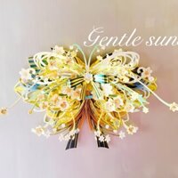 Nghệ thuật mô hình bướm yêu hoa Câu Đố kim loại ba chiều Đồ chơi lắp ráp mô hình 3D Tự làm thủ công tặng bạn gái nhãn dán tủ lạnh