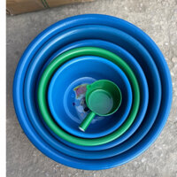 [nghỉ bán giá rẻ ] 5 chậu nhựa bền đẹp tặng thêm gáo múc nước , chậu nhựa chắc chắn bền đẹp sẵn hàng